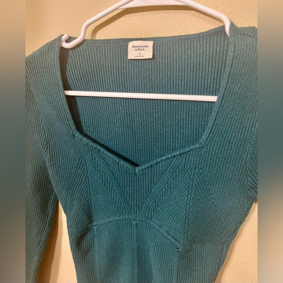 Abercrombie & Fitch Ribbed Knit Sweater Bodysuit - Picture 9 of 14